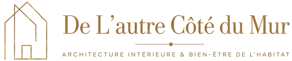 Logo De l'autre côté du mur, architecture intérieure et bien-être de l'habitat.