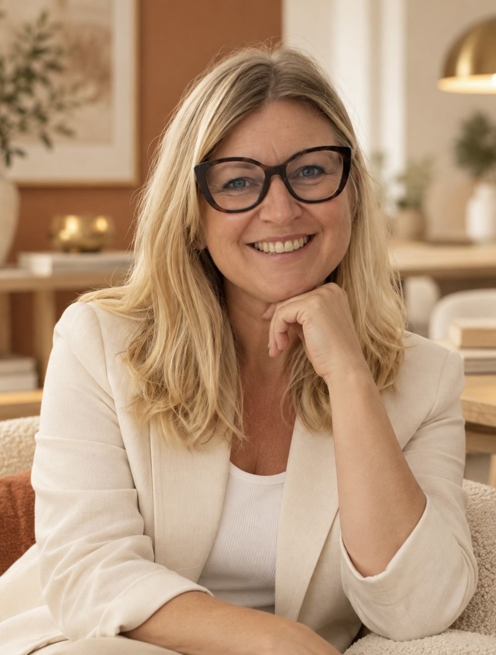 Portrait de Marie Gondal, architecte d'intérieur à Versailles